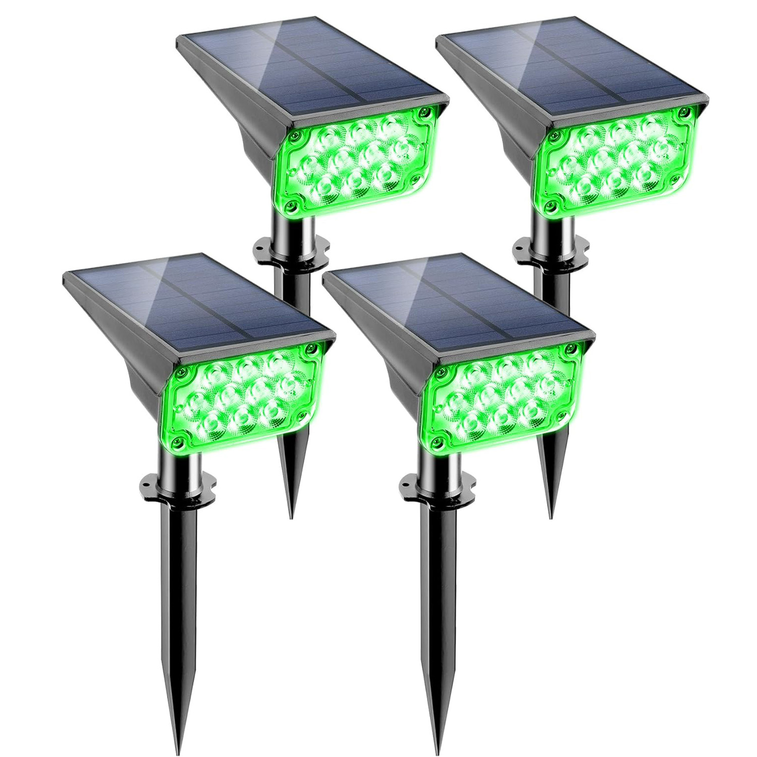 Waterproof Junction Box Solar - 防水ソーラーLEDウォールライト,屋外照明,庭,木,通り,装飾,緑の風景,ip65,4個