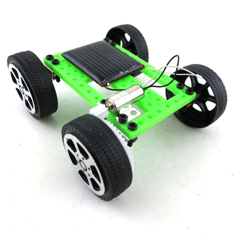 Renewable Energy For Transportation - DIY ソーラーカーキット - 子供向け物理科学構築おもちゃ、再生可能エネルギー STEM 教育組み立てパズル