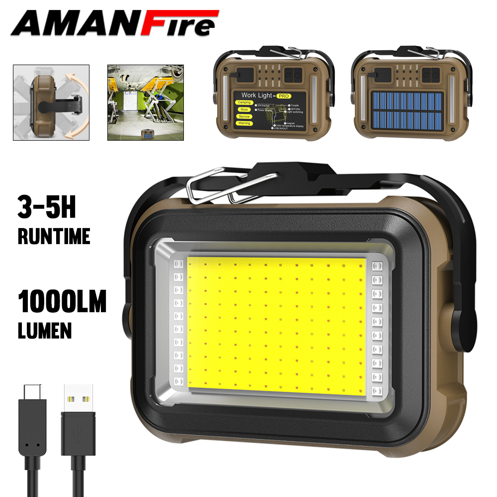Renewable Energy Kits - Amanfire TZD-03 ワークライト 1000LM 太陽エネルギー ライト
