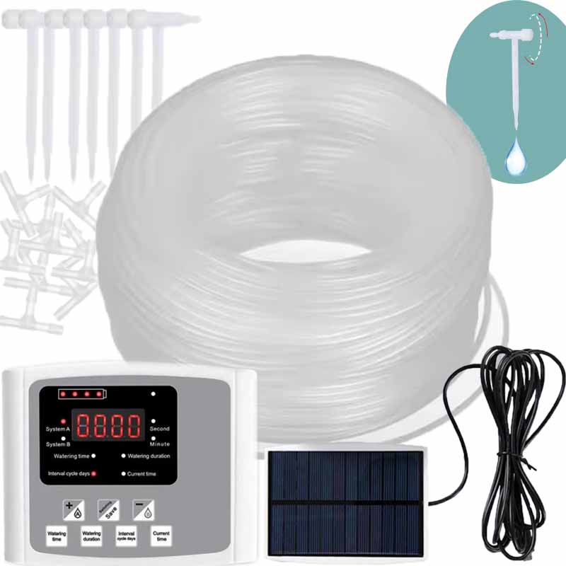 自動太陽エネルギー点滴灌漑装置 ダブルポンプ 調整可能なバル - Renewable Energy Kits のレビューと価格
