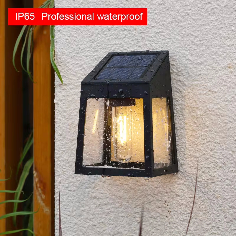 屋外ソーラーランプ,防水,壁照明,庭の装飾,タングステン電球 - Waterproof Junction Box Solar のレビューと価格