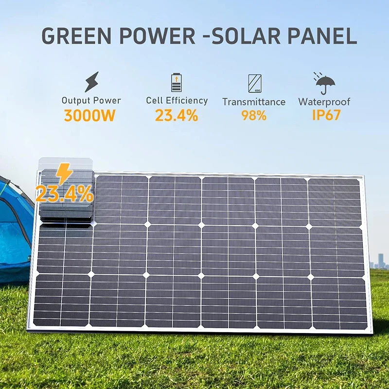 6000W/3000W高出力ソーラーパネルキット、アウトドア - Renewable Energy Kits のレビューと価格