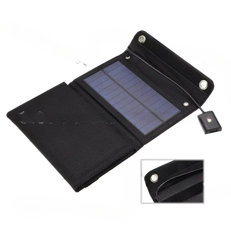 25W 5V ソーラーフォールディングバッグ 防水 緊急用  - Folding Solar Panel のレビューと価格