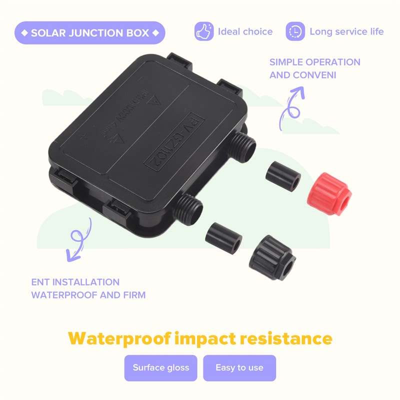 AT59 太陽光発電ジャンクションボックス 60-1500W - Waterproof Junction Box Solar のレビューと価格
