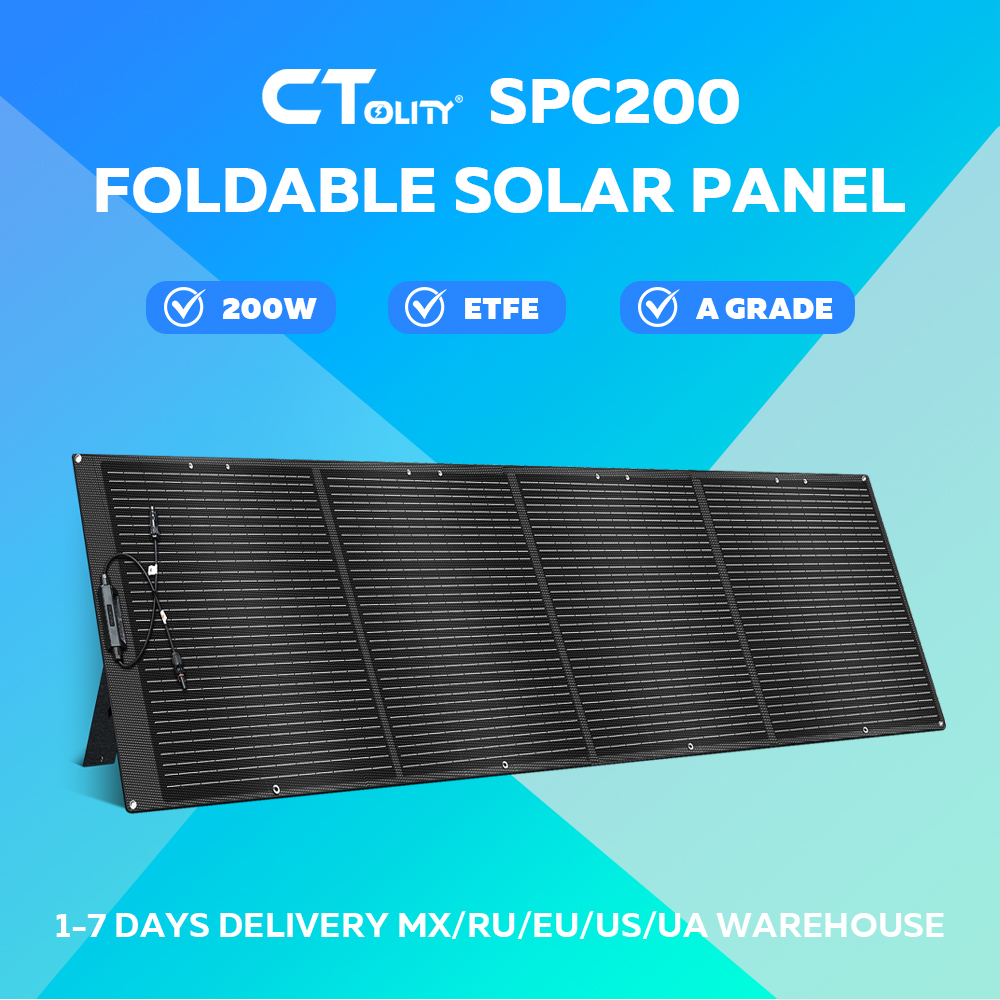 CTOLITY SPC200折りたたみ式ソーラーパネルAグレ - Folding Solar Panel のレビューと価格