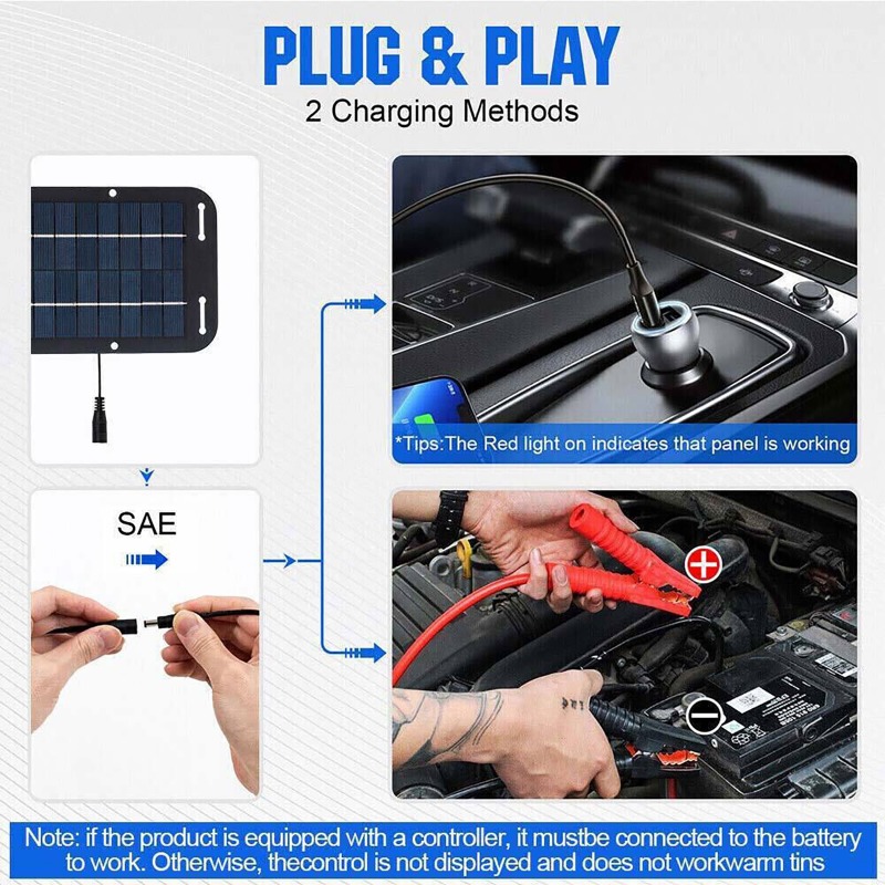 12V ソーラーパネルキット IP65 防水ソーラートリクル - Renewable Energy Kits のレビューと価格