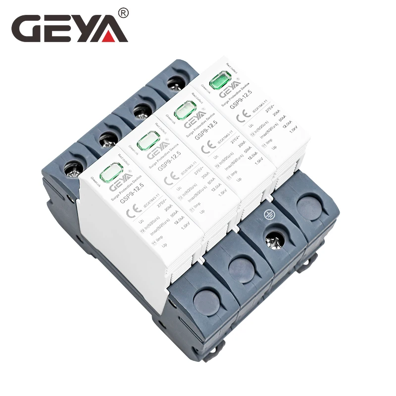 GEYA GSP9 12.5KA T1 + T2 SPD 4 - Ac Surge Protector のレビューと価格