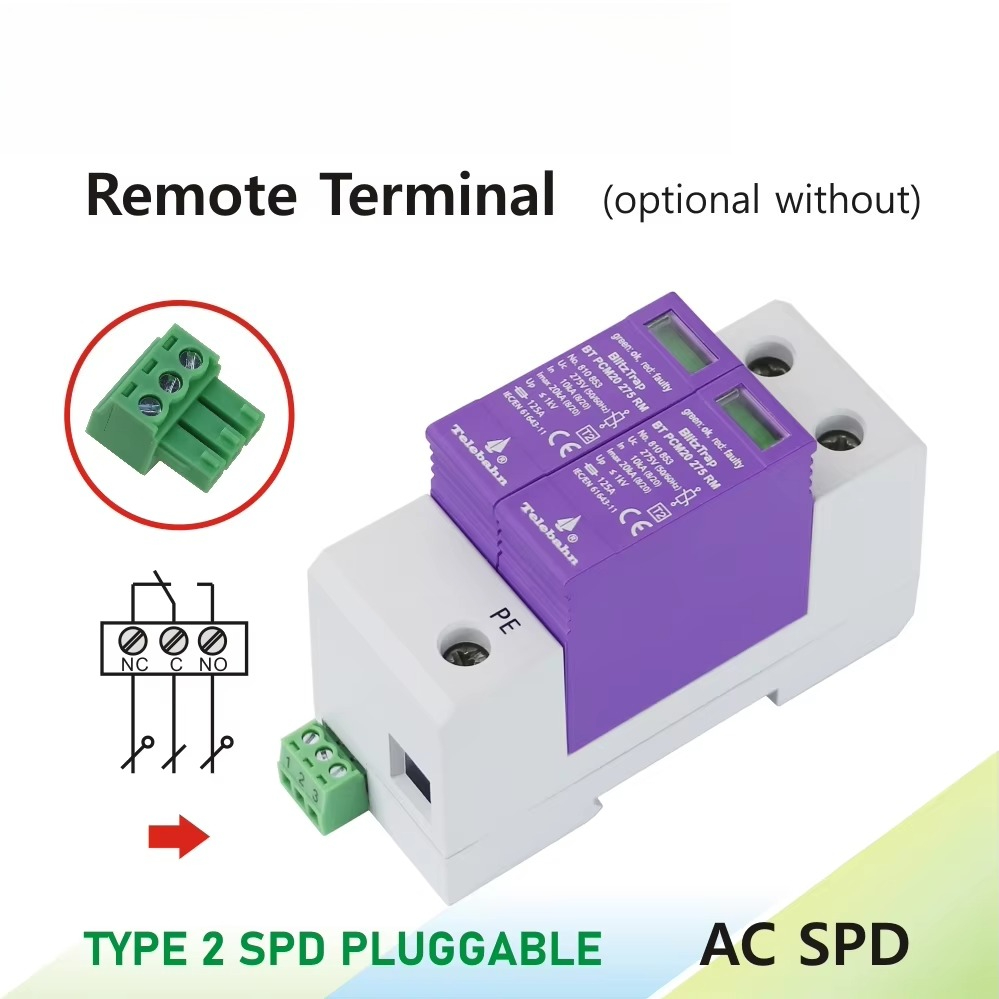 AC SPD 385V 10kA-20kA T2 2P雷サー - Ac Surge Protector のレビューと価格