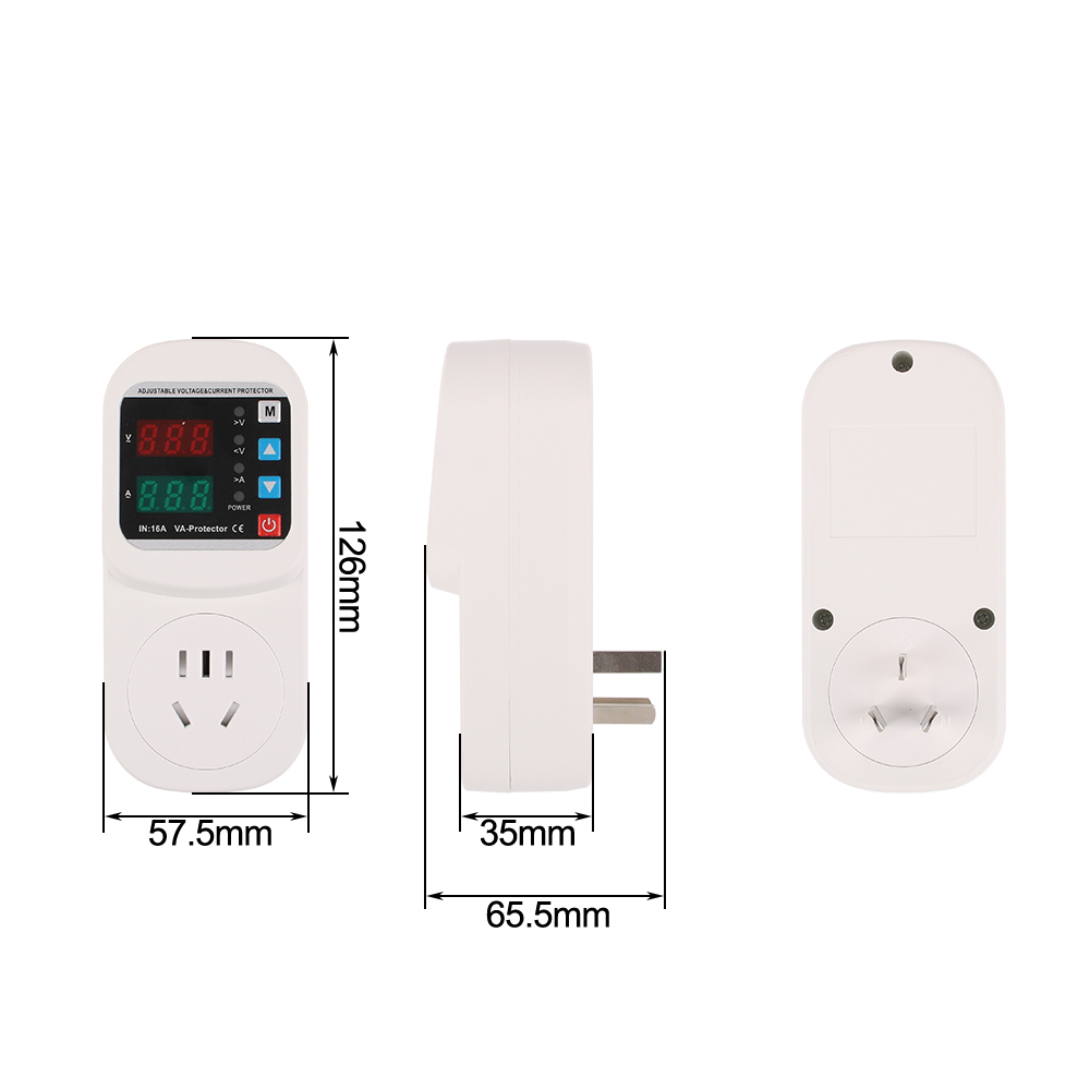 自動電圧電流保護ソケット,EUプラグ,調整可能な電力保護,サ - Ac Surge Protector のレビューと価格