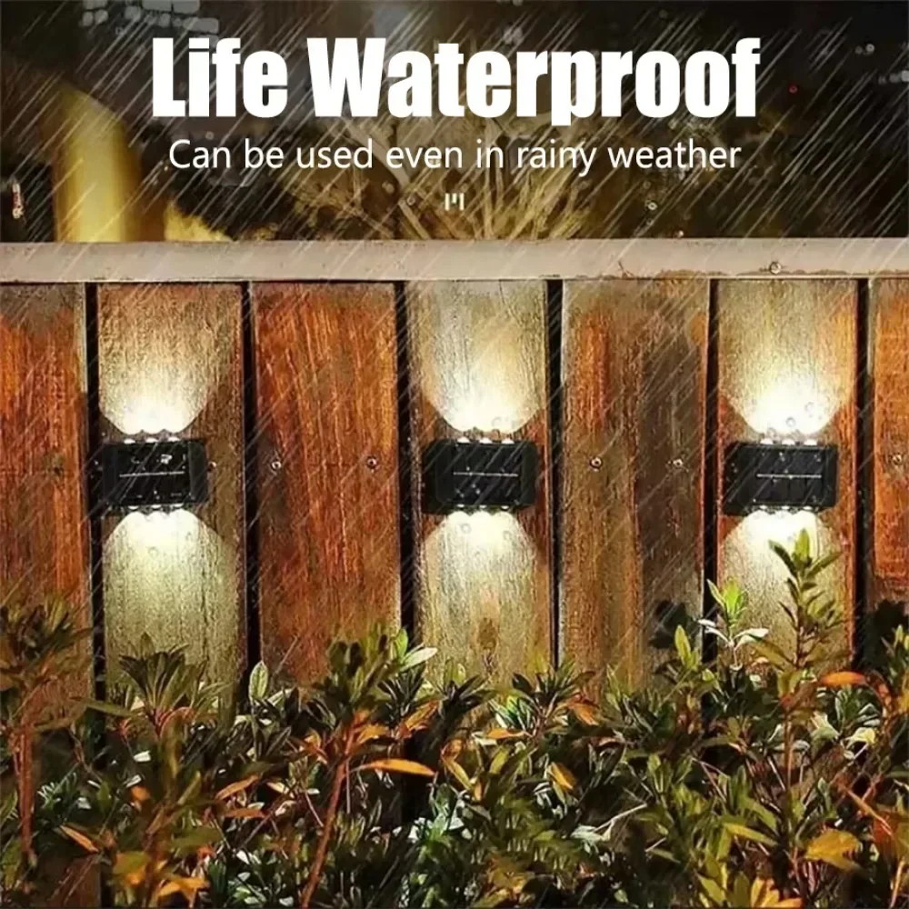 4/6/8 LED ソーラー屋外ライトソーラー照明防水ランプ - Waterproof Junction Box Solar のレビューと価格