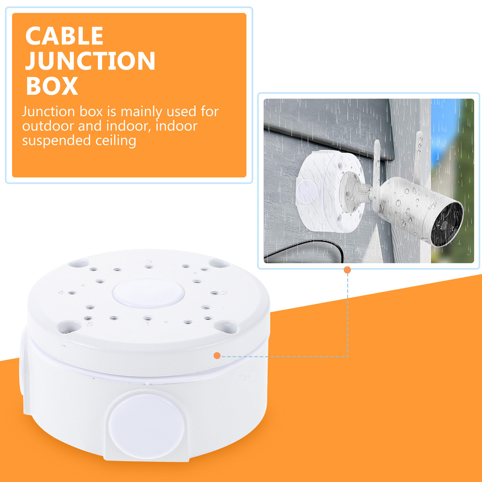 カメラ用ジャンクションボックス 防水屋外電気ボックス アルミ - Waterproof Junction Box Solar のレビューと価格