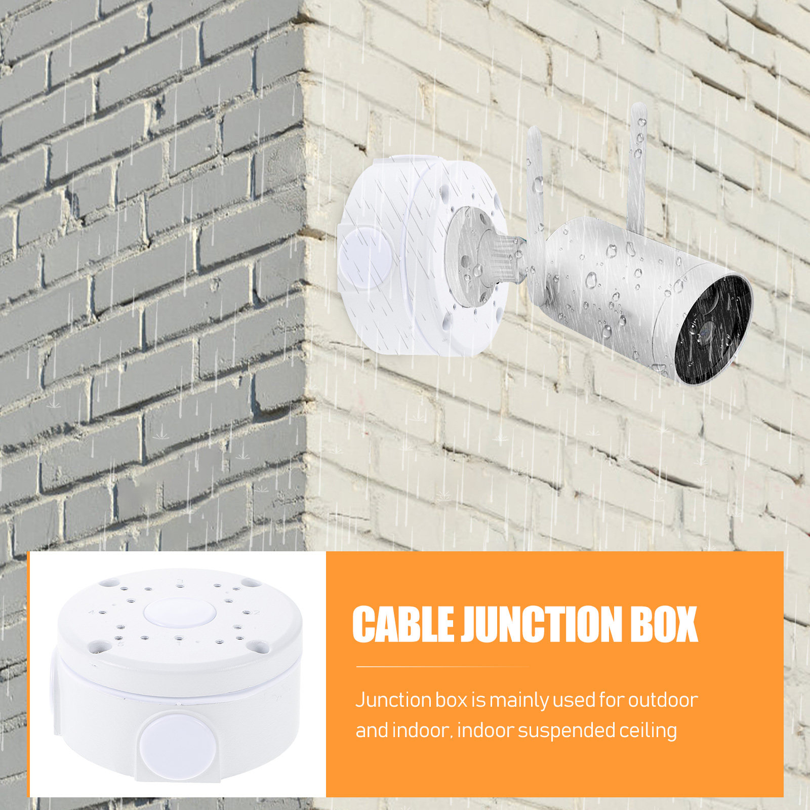 カメラ用ジャンクションボックス 防水屋外電気ボックス アルミ - Waterproof Junction Box Solar のレビューと価格