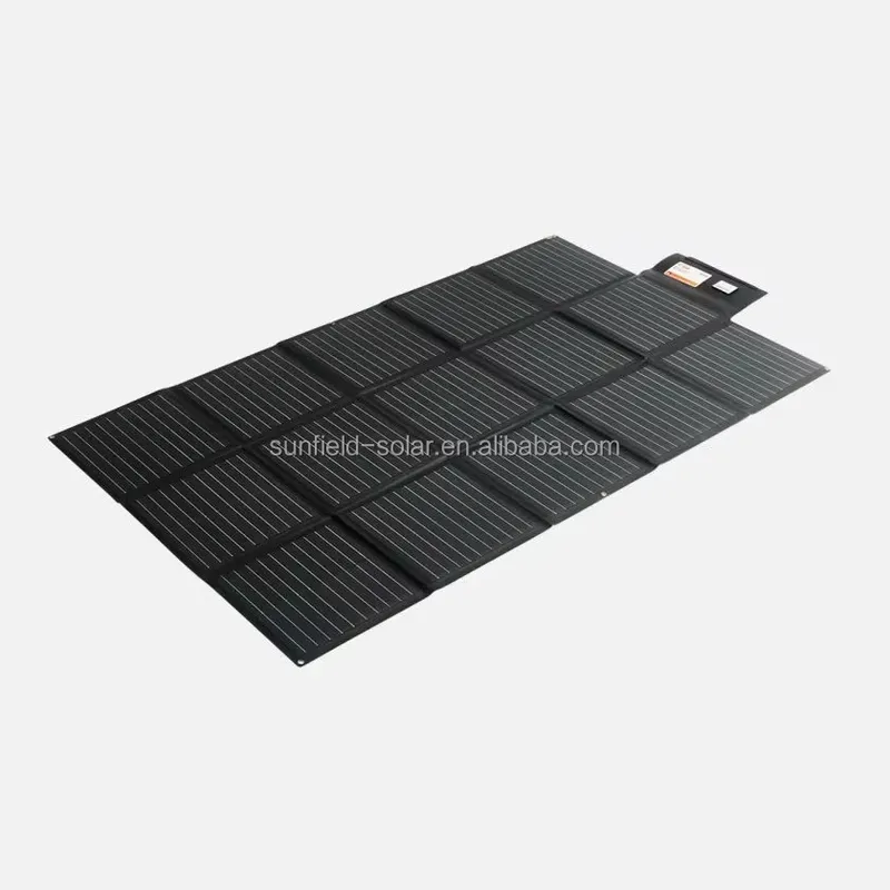 ポータブルソーラーパネル充電器 キャンプ用ソーラーブランケッ - Folding Solar Panel のレビューと価格