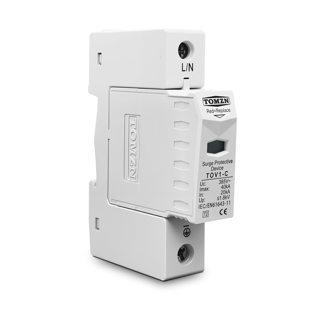 TOMZN AC SPD 1P 20KA 40KA 60KA - Ac Surge Protector のレビューと価格
