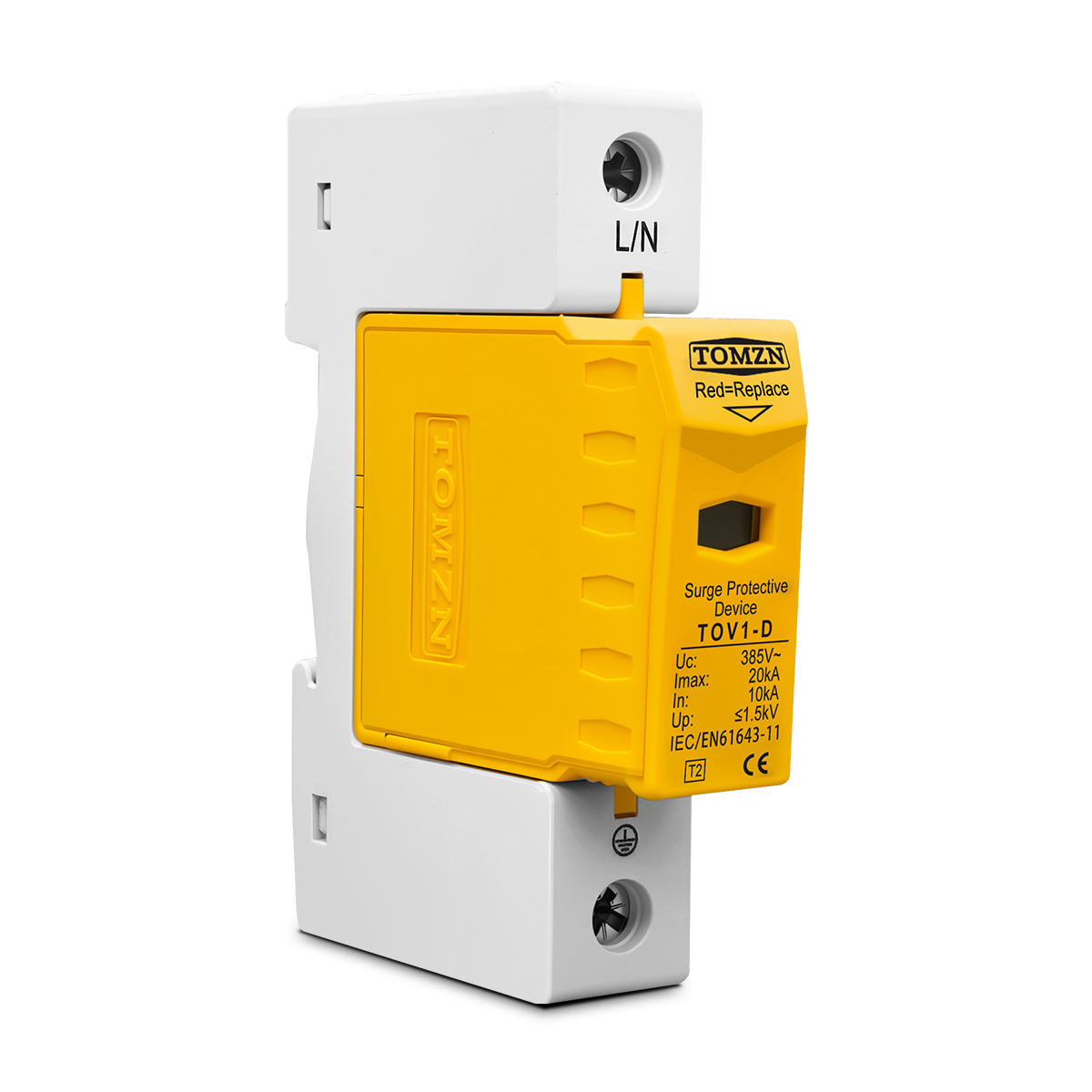 TOMZN AC SPD 1P 20KA 40KA 60KA - Ac Surge Protector のレビューと価格