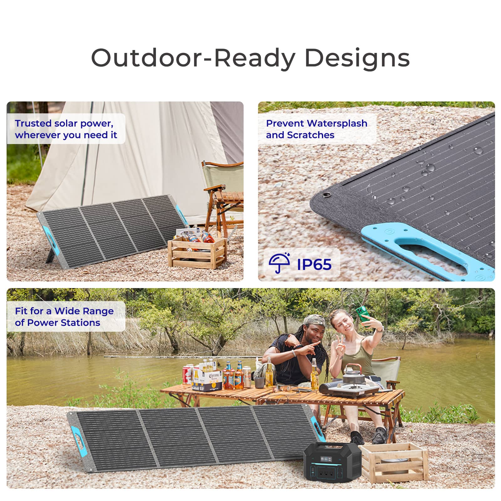 Renogy-ポータブルソーラーパネル,防水,ip65,折り - Folding Solar Panel のレビューと価格