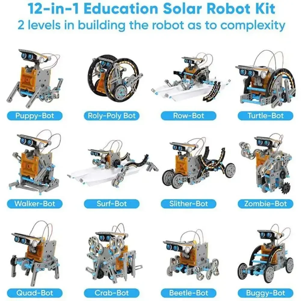 13 in 1 ソーラーロボット科学キット DIY ビルディ - Renewable Energy Kits のレビューと価格